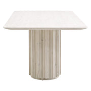 Essentials For Living Roma Dining Table ~ White Wash Pine
