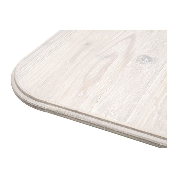 Essentials For Living Roma Dining Table ~ White Wash Pine