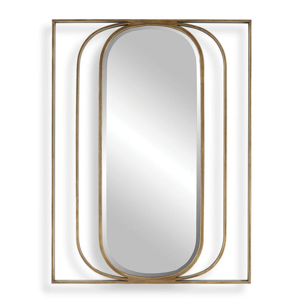 Uttermost Replicate Framework Oval Mirror