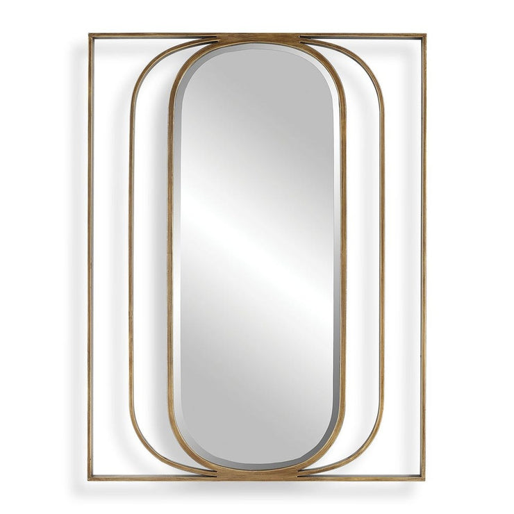 Uttermost Replicate Framework Oval Mirror