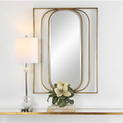 Uttermost Replicate Framework Oval Mirror
