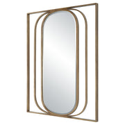 Uttermost Replicate Framework Oval Mirror