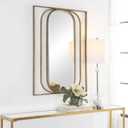 Uttermost Replicate Framework Oval Mirror