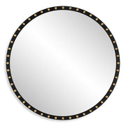 Uttermost Sele Matte Black Oversized Round Mirror