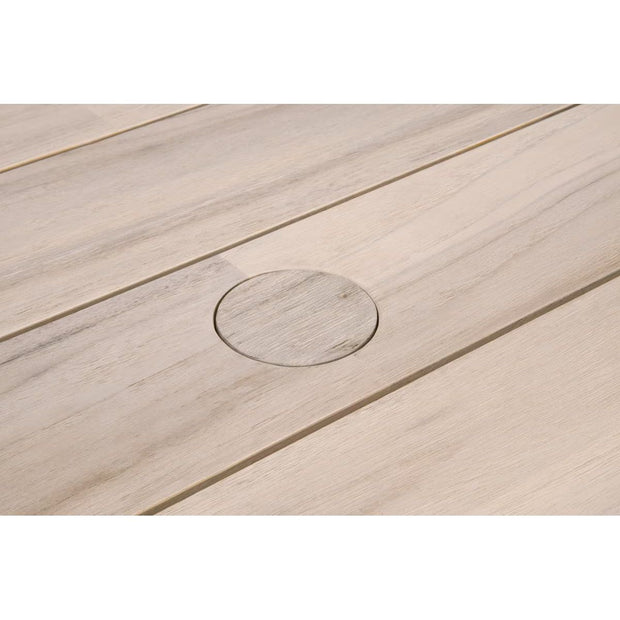 Essentials For Living Sur Outdoor Dining Table ~ Gray Teak
