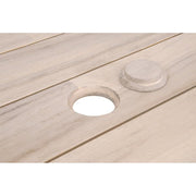 Essentials For Living Sur Outdoor Dining Table ~ Gray Teak