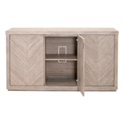 Essentials For Living Adler Natural Gray Acacia Media Sideboard