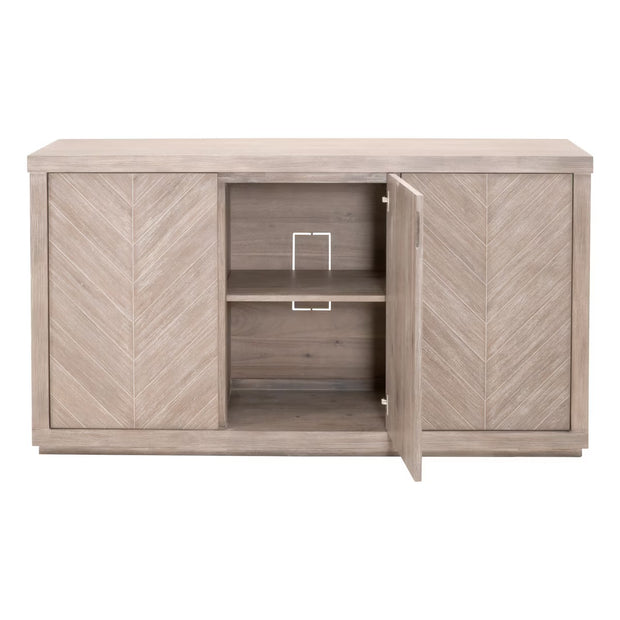 Essentials For Living Adler Natural Gray Acacia Media Sideboard