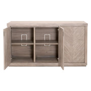 Essentials For Living Adler Natural Gray Acacia Media Sideboard