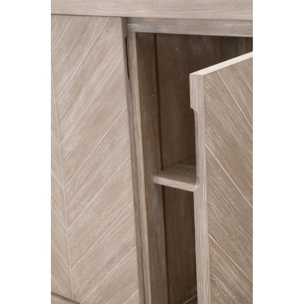 Essentials For Living Adler Natural Gray Acacia Media Sideboard