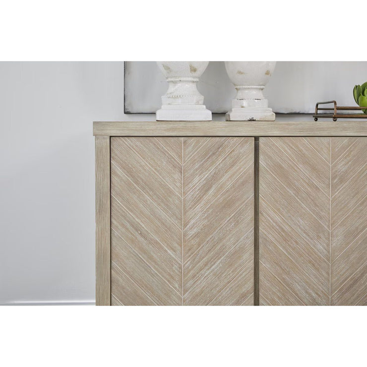Essentials For Living Adler Natural Gray Acacia Media Sideboard