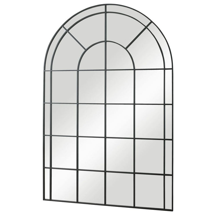 Uttermost Grantola Satin Black Arch Mirror
