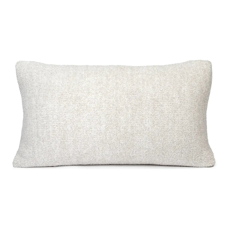 Kashwere Ultra Plush Ivory and Oyster Fleck 16 x 28 Dream Plush Pillow