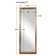 Uttermost Edmonton Deep Antique Gold Frame Mirror