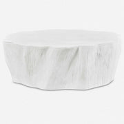 Uttermost Woods Edge Matte White Coffee Table