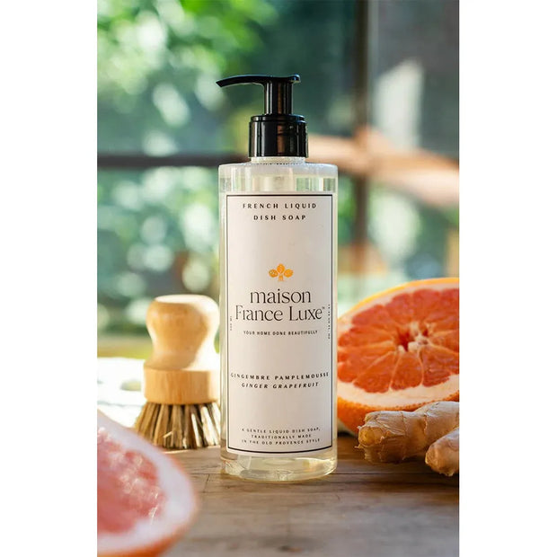Maison France Luxe Ginger Grapefruit French Liquid Dish Soap ~ Ginger Pamplemousse