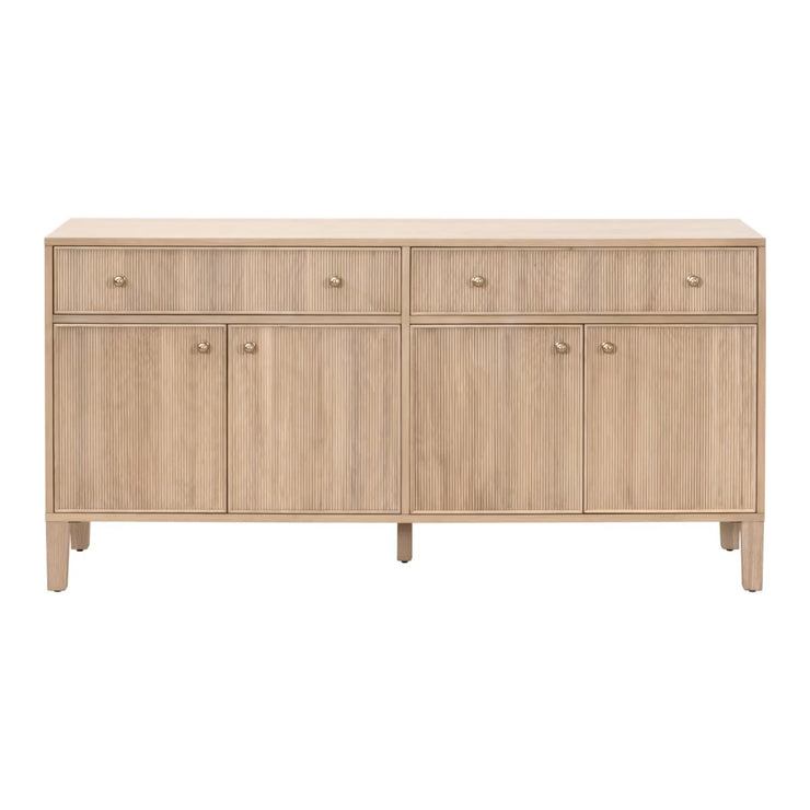 Essentials For Living Highland Natural Oak Media Sideboard
