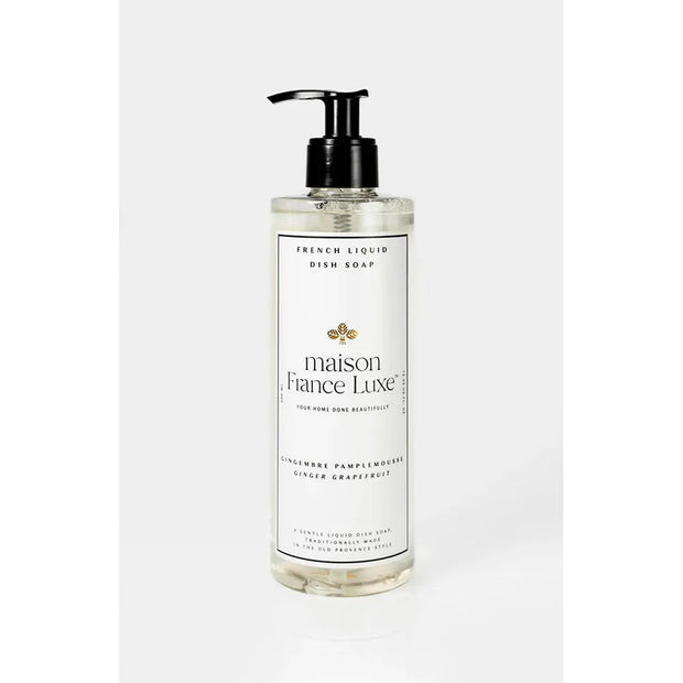 Maison France Luxe Ginger Grapefruit French Liquid Dish Soap ~ Ginger Pamplemousse