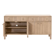 Essentials For Living Highland Natural Oak Media Sideboard