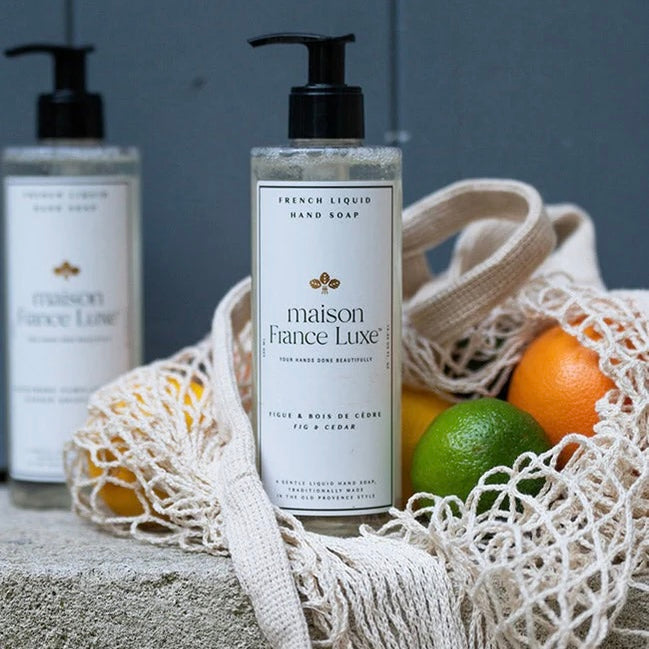Maison France Luxe Fig & Cedar French Liquid Hand Soap ~ Fique Bois De Cedre
