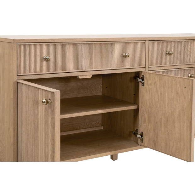 Essentials For Living Highland Natural Oak Media Sideboard