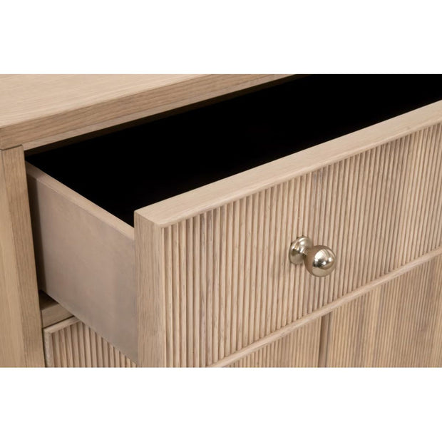 Essentials For Living Highland Natural Oak Media Sideboard