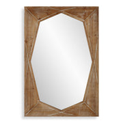 Uttermost Marquise Diamond Wood Shaped Mirror