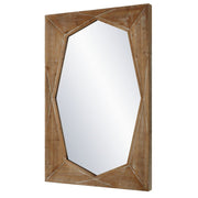 Uttermost Marquise Diamond Wood Shaped Mirror