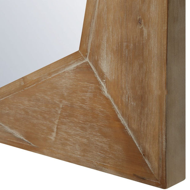 Uttermost Marquise Diamond Wood Shaped Mirror