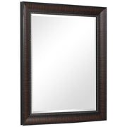 Uttermost Wythe Wood Grain Burnished Wood  Mirror