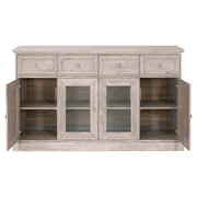 Essentials For Living Hudson Natural Gray Acacia Media Sideboard