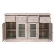 Essentials For Living Hudson Natural Gray Acacia Media Sideboard