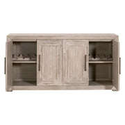 Essentials For Living Hunter Natural Gray Acacia Media Sideboard