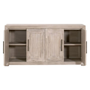 Essentials For Living Hunter Natural Gray Acacia Media Sideboard
