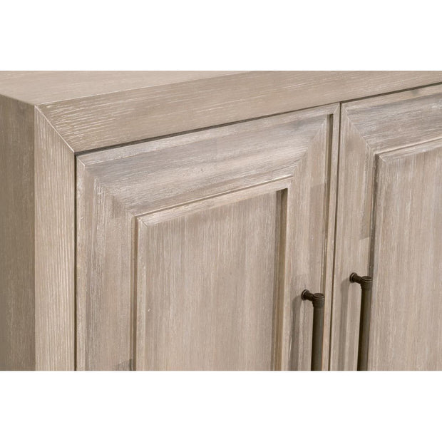 Essentials For Living Hunter Natural Gray Acacia Media Sideboard