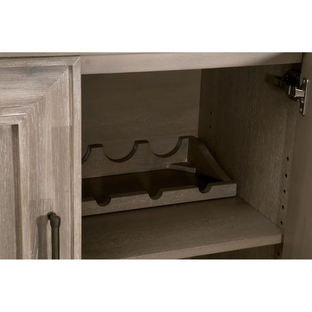 Essentials For Living Hunter Natural Gray Acacia Media Sideboard