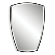 Uttermost Crest Sleek Satin Black  Mirror