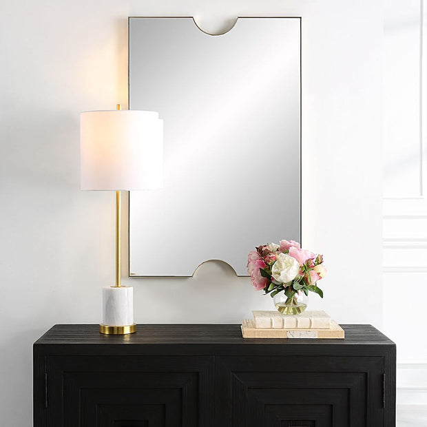Uttermost Ticket Gold Leaf Vanity Mirror