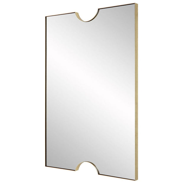 Uttermost Ticket Gold Leaf Vanity Mirror