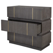 Uttermost Between The Lines Acacia With Brass Accents Chest