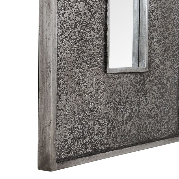 Uttermost Bannon Metallic Silver Rectangular Mirror