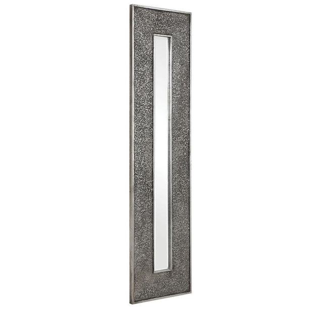 Uttermost Bannon Metallic Silver Rectangular Mirror