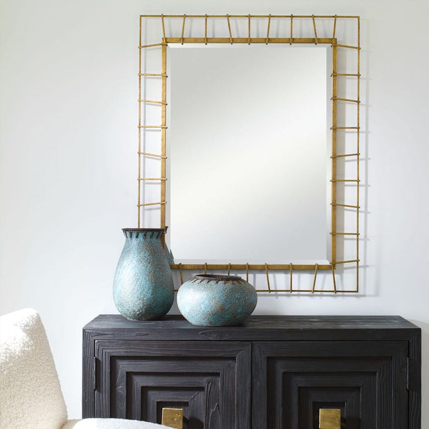 Uttermost Townsend Antique Gold Gand Crafted Mirror
