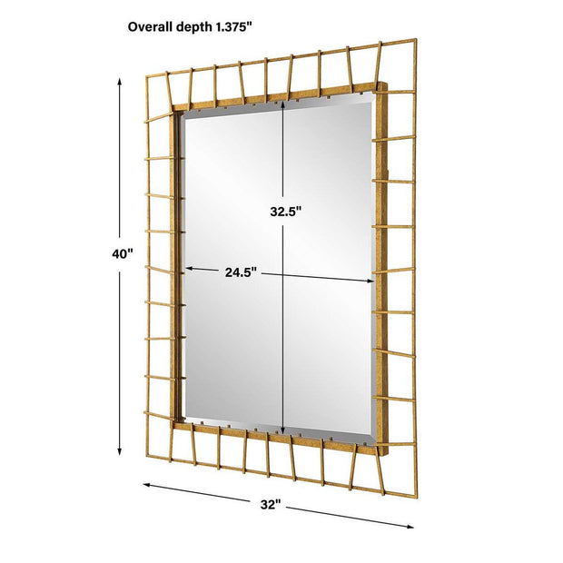 Uttermost Townsend Antique Gold Gand Crafted Mirror