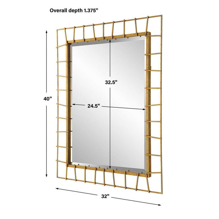 Uttermost Townsend Antique Gold Gand Crafted Mirror