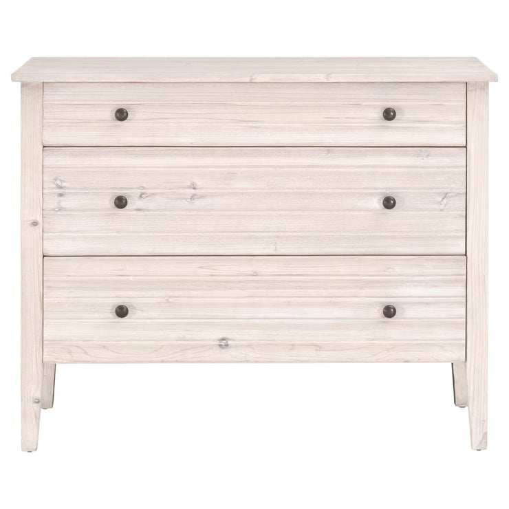 Essentials For Living Cammile White Wash Pine Entry Cabinet