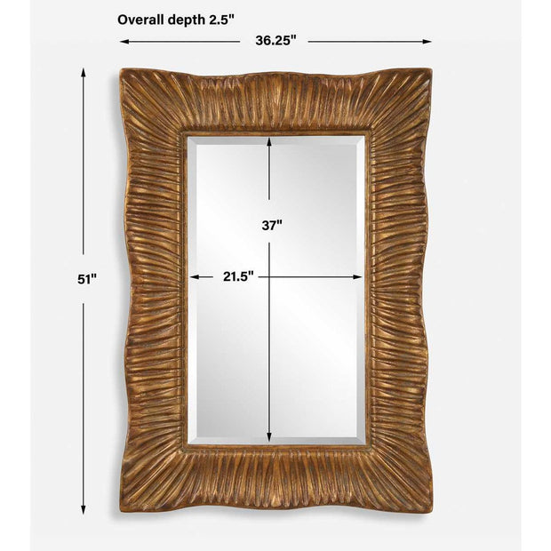 Uttermost Emerson Scalloped Mirror