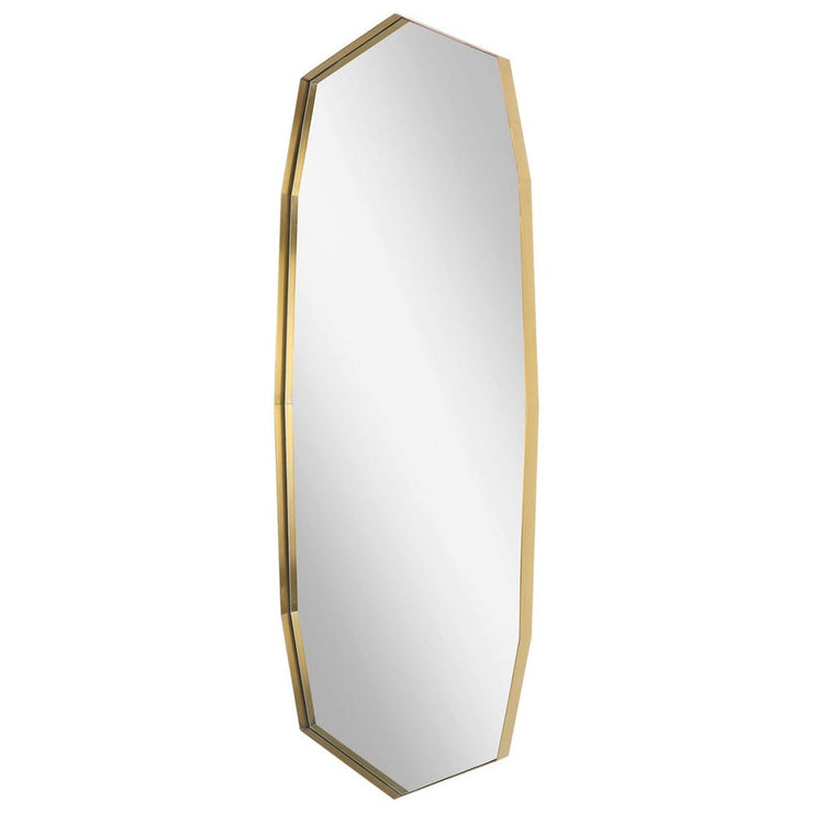 Uttermost Vault Antique Brass Mirror