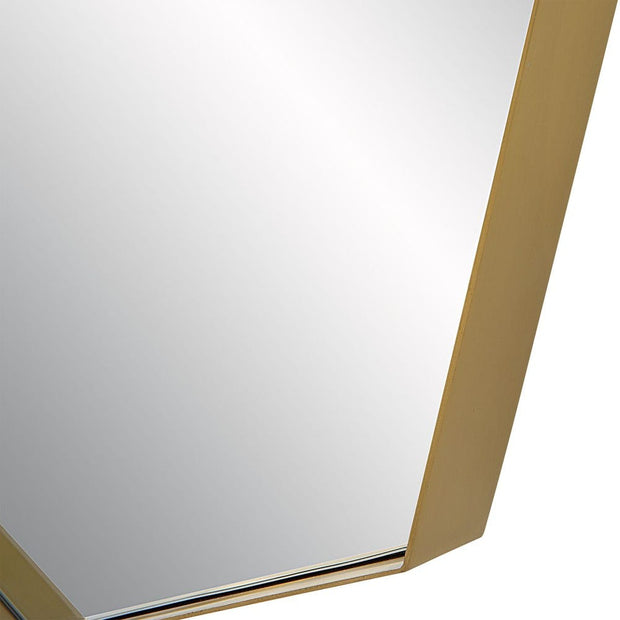 Uttermost Vault Antique Brass Mirror