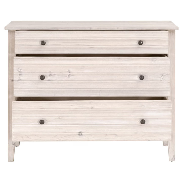 Essentials For Living Cammile White Wash Pine Entry Cabinet